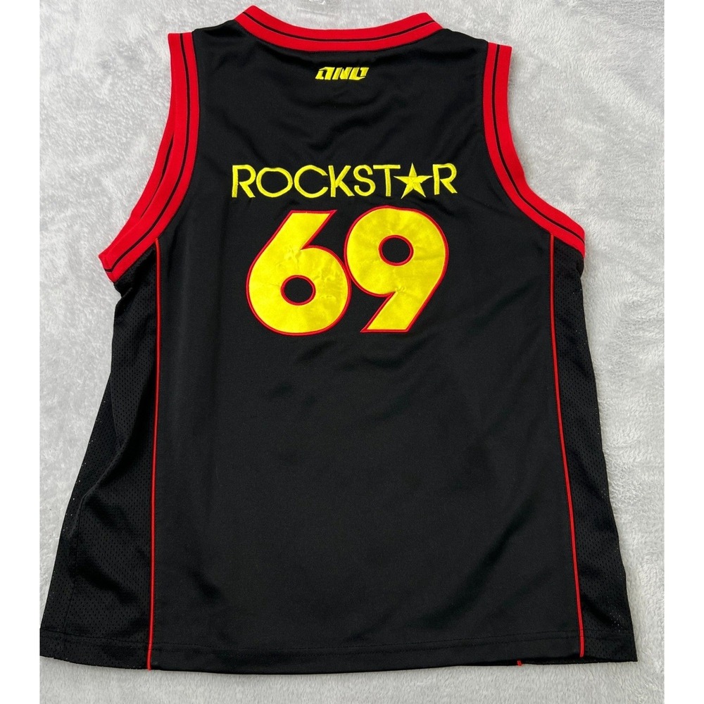 One Industries Rockstar Energy Jersey 69 Black L Men Y2K Motocross Racing Tank